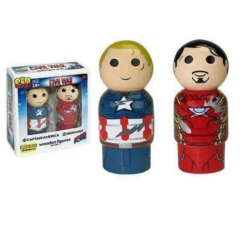 Captain America Pin Mate Two Figures Exclusive Collectors Edition - ToylandEU