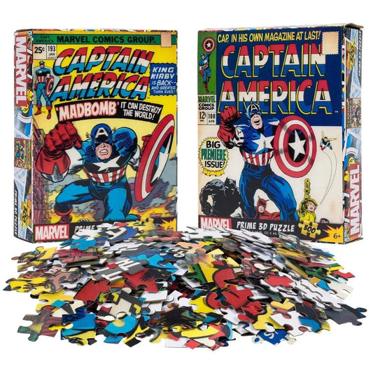  Captain America 3D Lenticular Jigsaw Puzzle Set Of 2 -  ToylandEU™