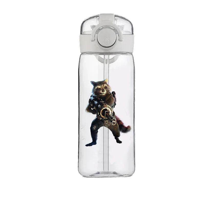 Captain America Marvel Straw Cup 400ML Portable Large Capacity - ToylandEU