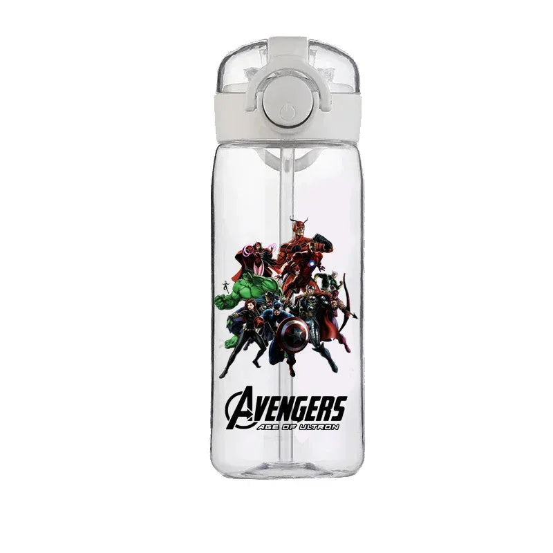 Captain America Marvel Straw Cup 400ML Portable Large Capacity - ToylandEU