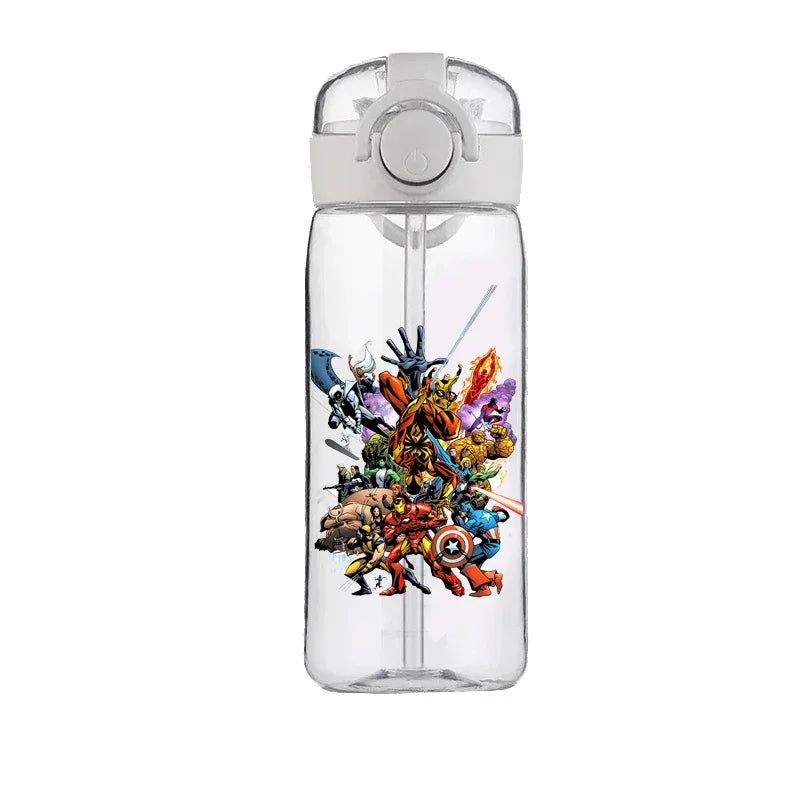 Captain America Marvel Straw Cup 400ML Portable Large Capacity - ToylandEU