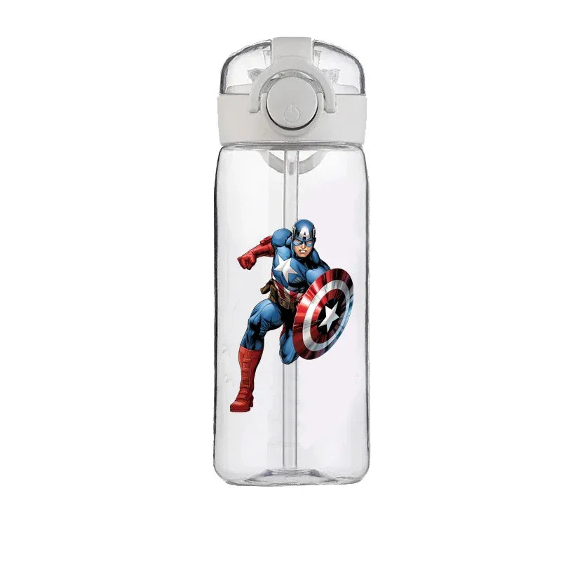 Captain America Marvel Straw Cup 400ML Portable Large Capacity - ToylandEU