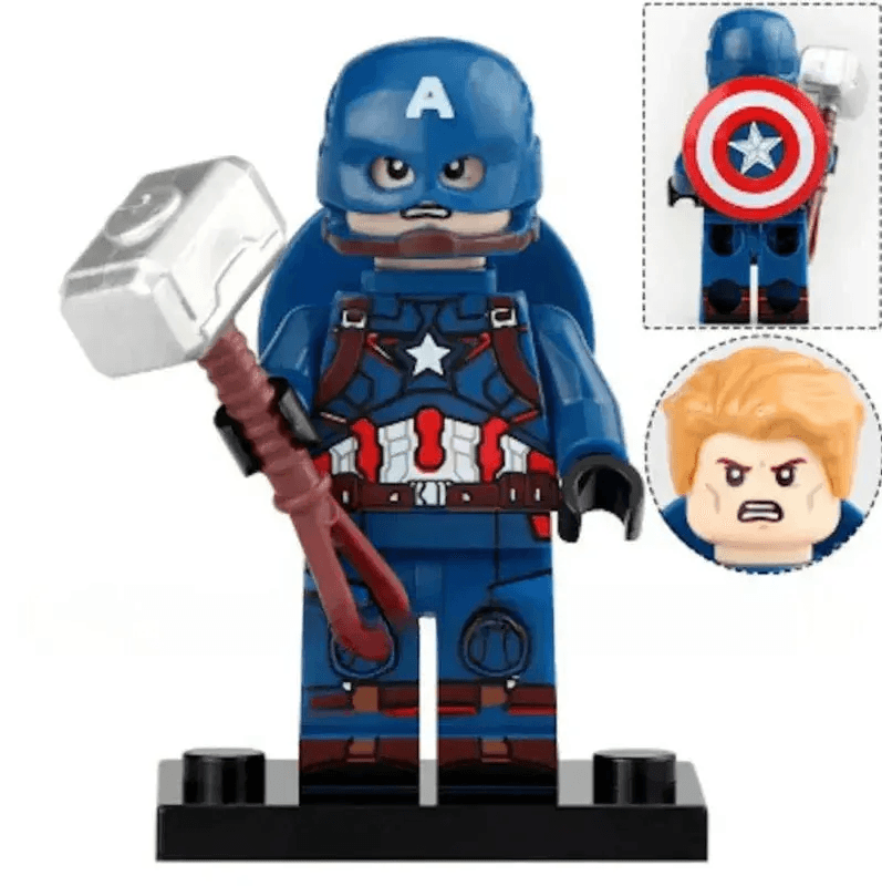  Captain America Minifigure Avengers Endgame Custom Made -  ToylandEU™