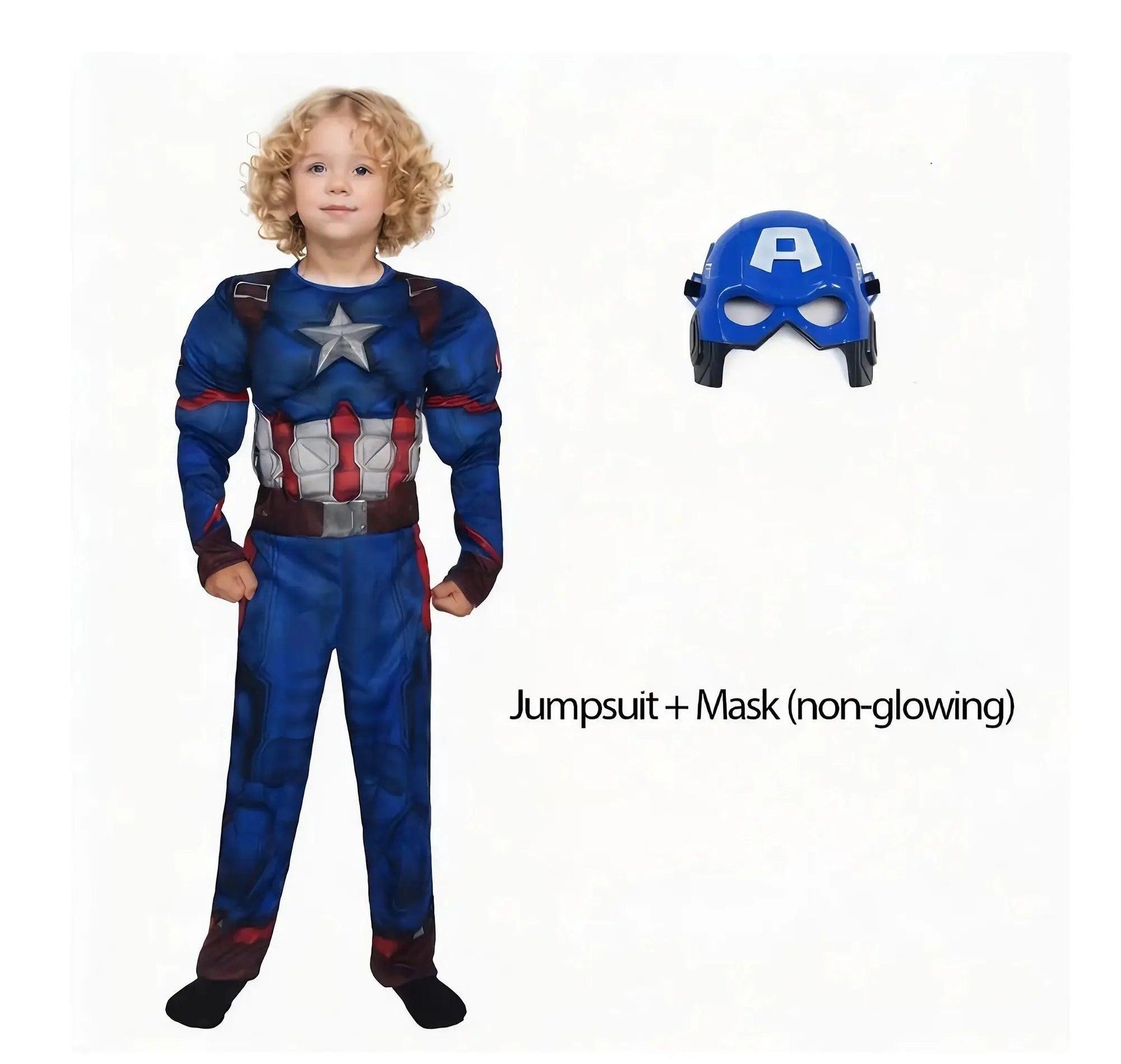 Captain America Muscle Costume For Boys Marvel Edition -  ToylandEU™
