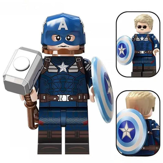  Captain America Steve Rogers Lego Minifigure Custom -  ToylandEU™