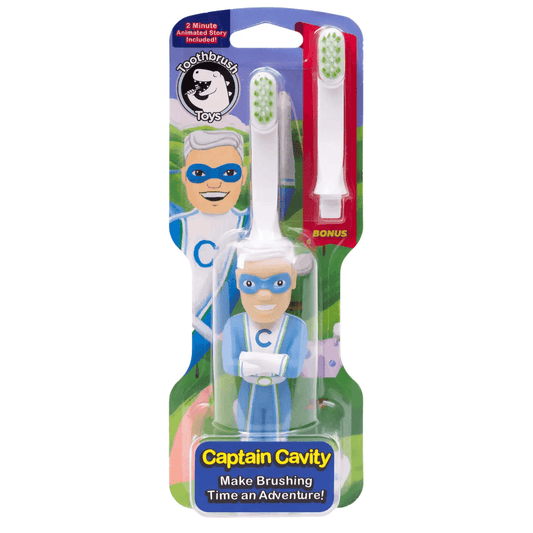  Captain Cavity Kids Character Toothbrush Soft Bristles -  ToylandEU™