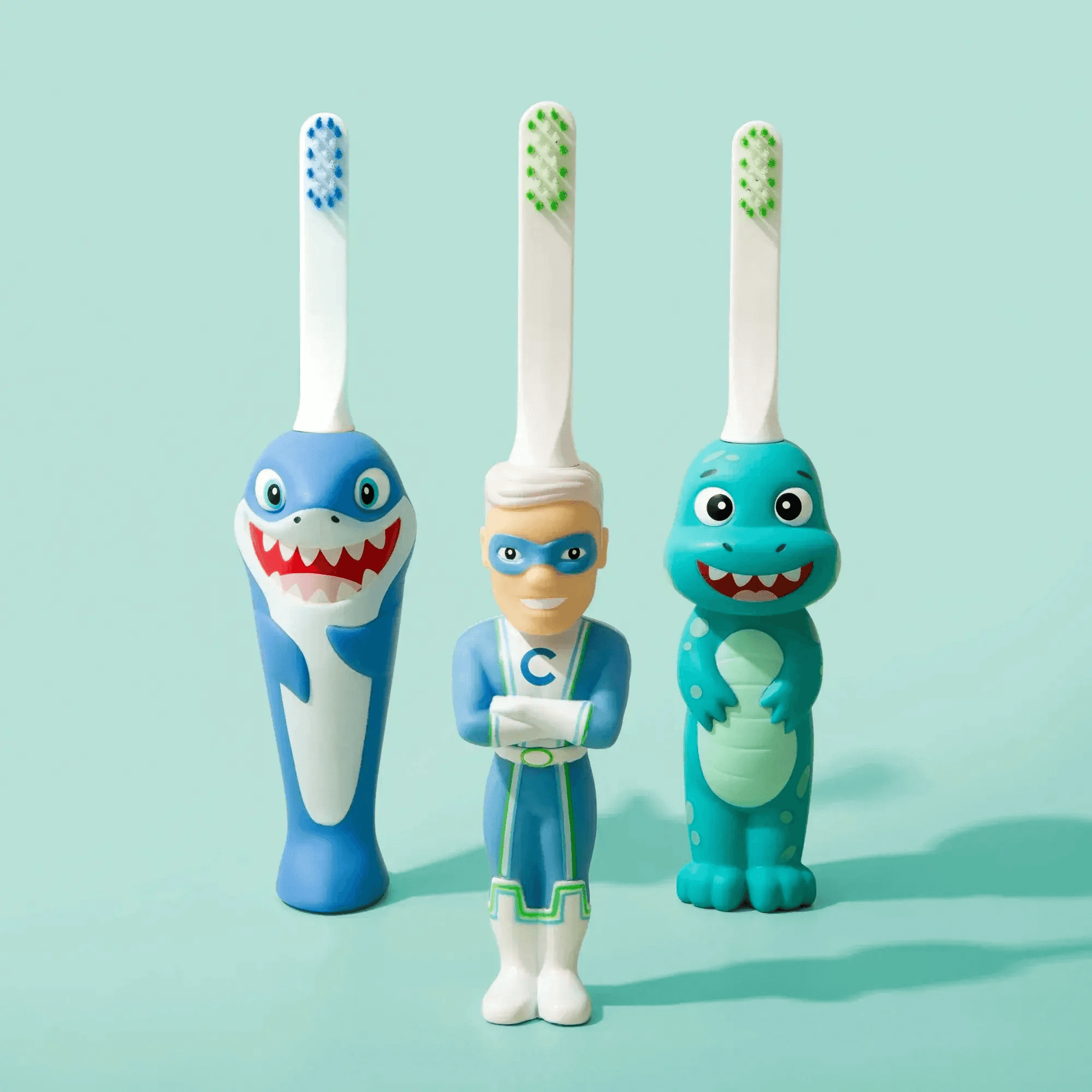 Captain Cavity Kids Character Toy Toothbrush - ToylandEU