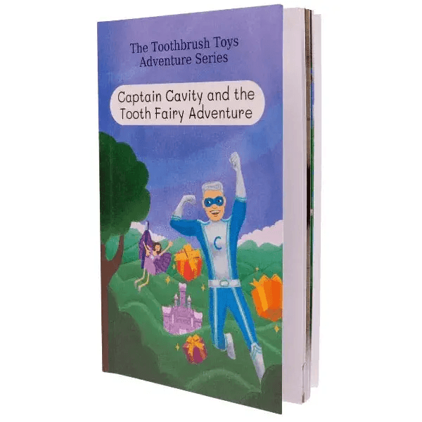 Captain Cavity and the Tooth Fairy Adventure Book by Toothbrush Toys - ToylandEU