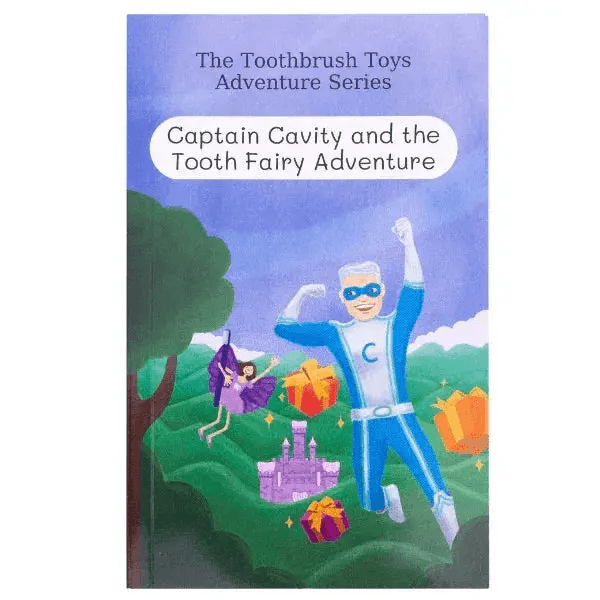 Captain Cavity and the Tooth Fairy Adventure Book by Toothbrush Toys - ToylandEU