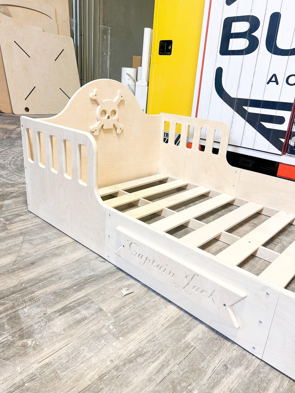Captain Jack Pirate Ship Bed | Baltic Birch |Toylandeu™