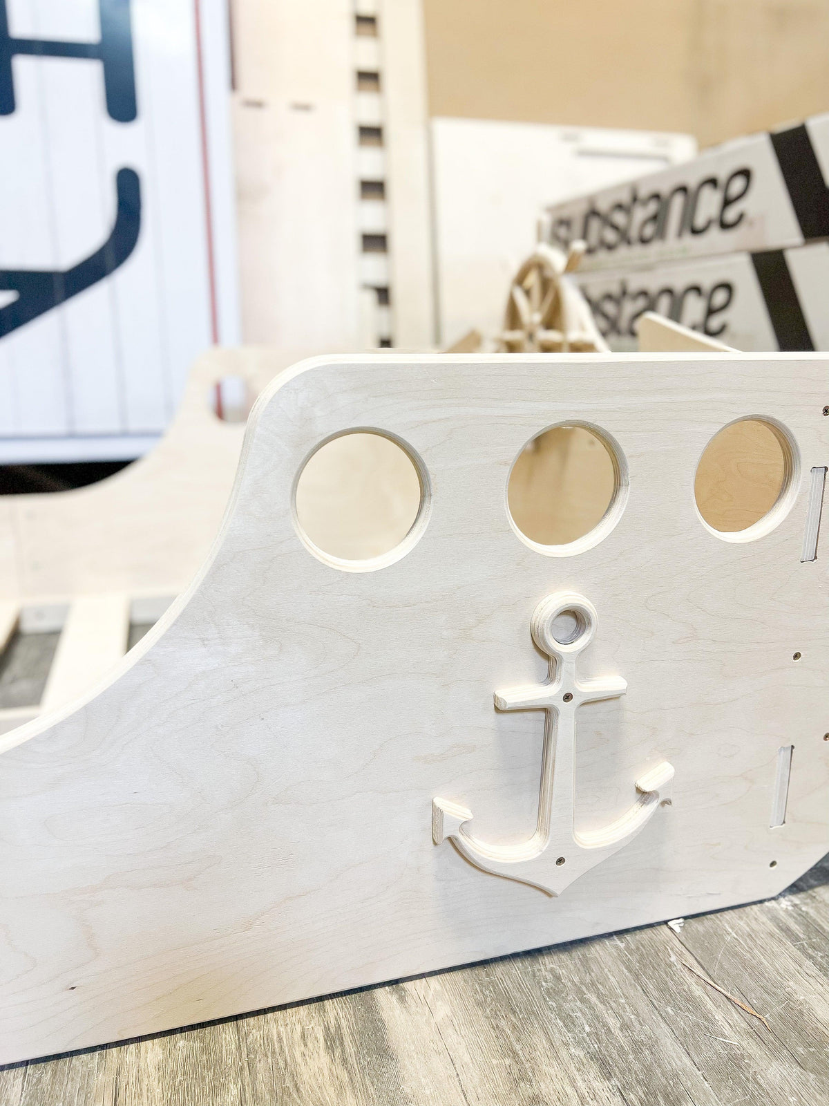 Captain Jack Pirate Ship Bed | Baltic Birch |Toylandeu™