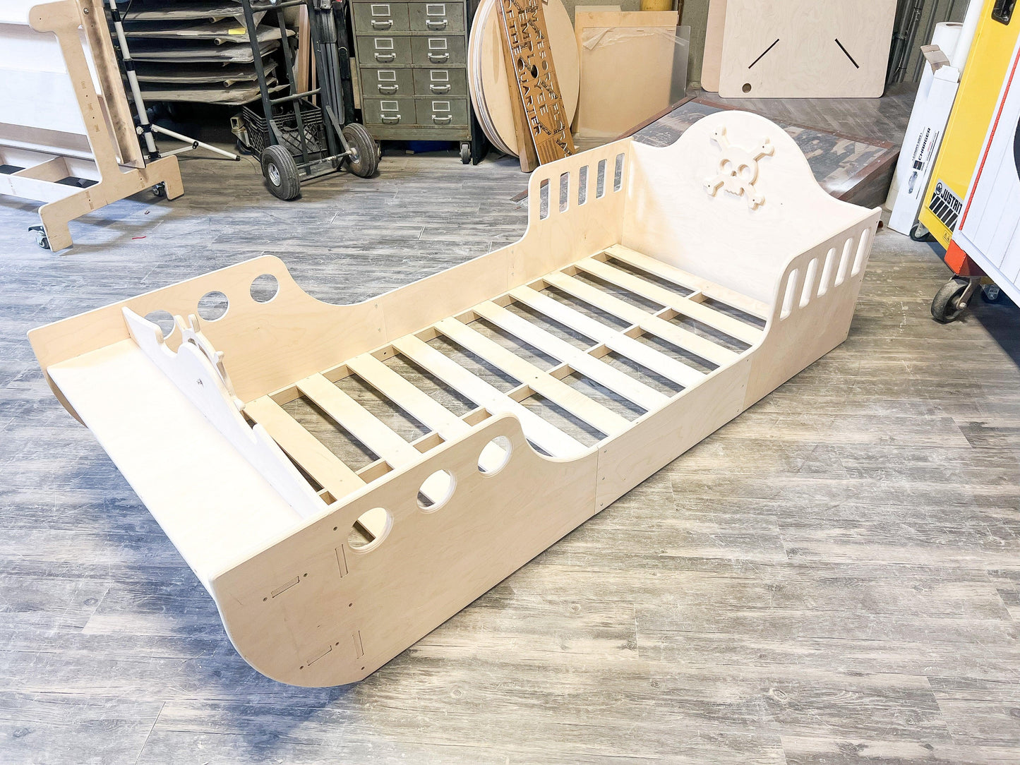 Captain Jack Pirate Ship Bed | Baltic Birch |Toylandeu™