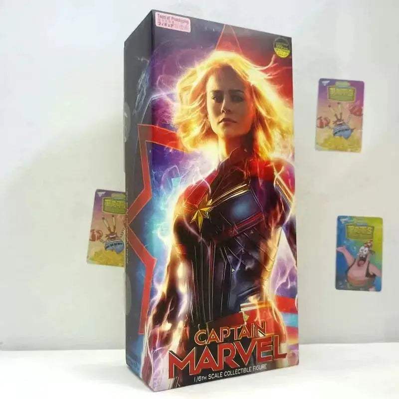 Captain Marvel Action Figure One Sixth Scale Anime Style Detail - ToylandEU