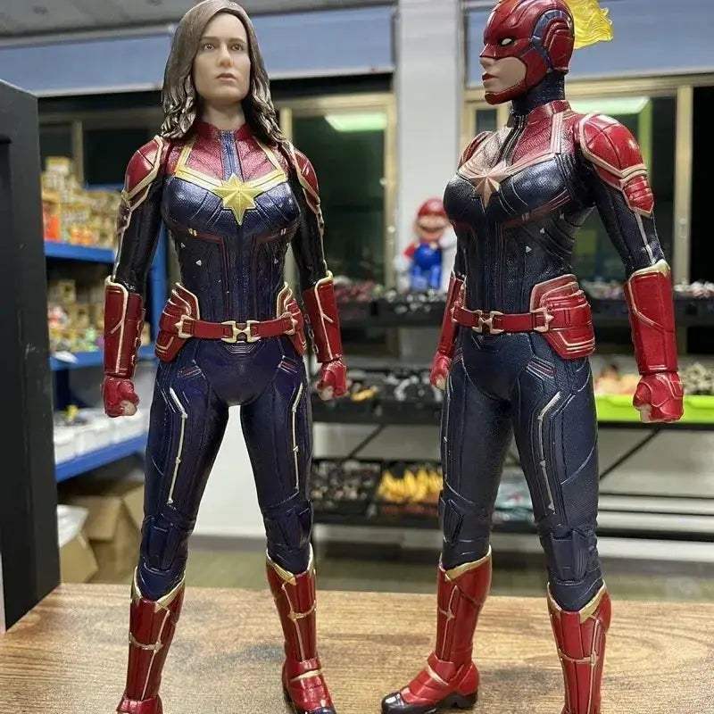 Captain Marvel Action Figure One Sixth Scale Anime Style Detail - ToylandEU