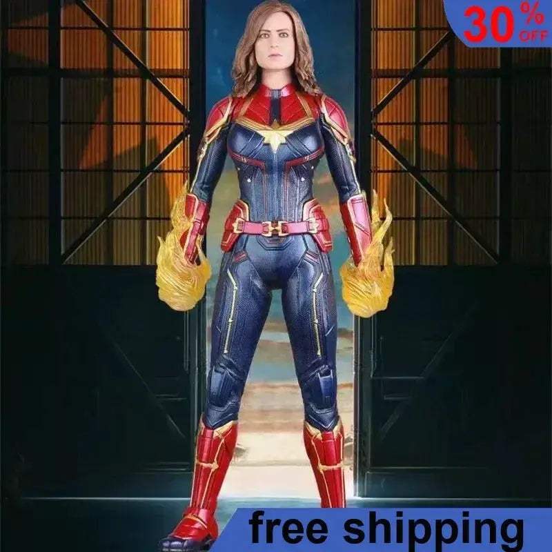Captain Marvel Action Figure SHF 15cm PVC Premium Collectible - ToylandEU