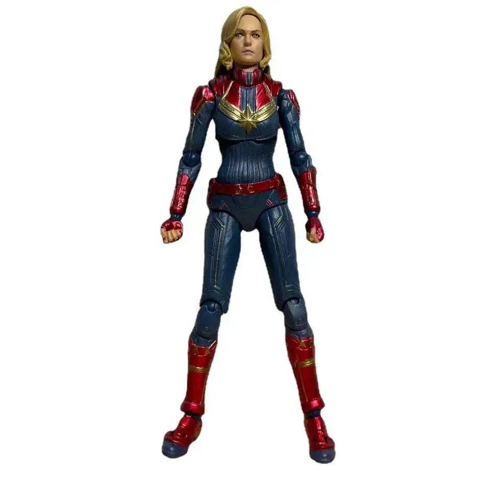 Captain Marvel Action Figure SHF 15cm PVC Premium Collectible - ToylandEU