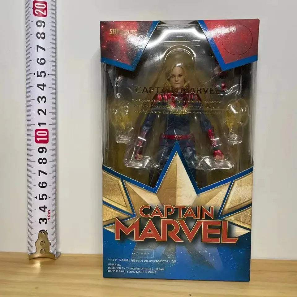 Captain Marvel Action Figure SHF 15cm PVC Premium Collectible - ToylandEU