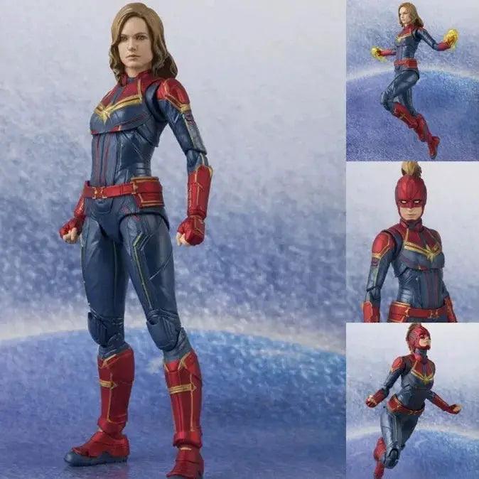  Captain Marvel Action Figure SHF 15cm Premium PVC -  ToylandEU™