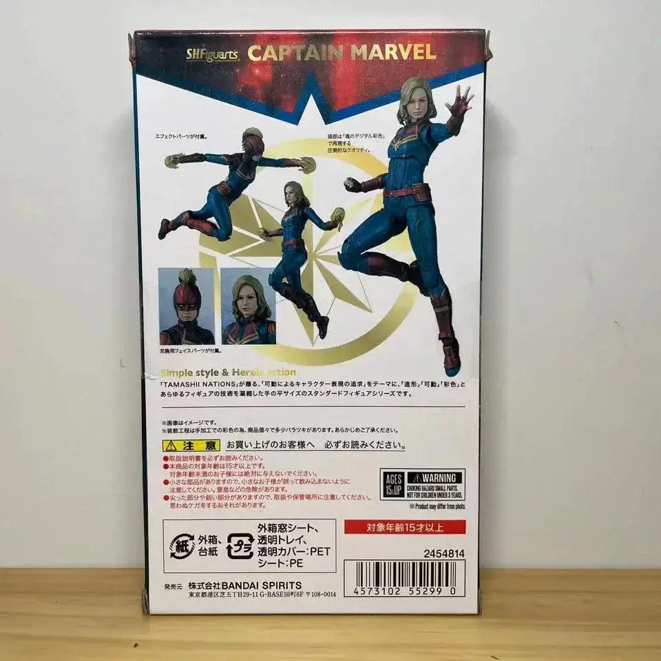  Captain Marvel Action Figure SHF 15cm Premium PVC -  ToylandEU™