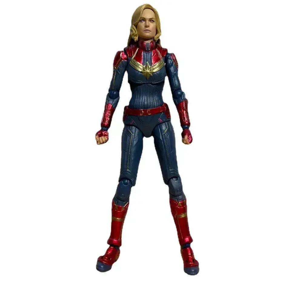  Captain Marvel Action Figure SHF 15cm Premium PVC -  ToylandEU™