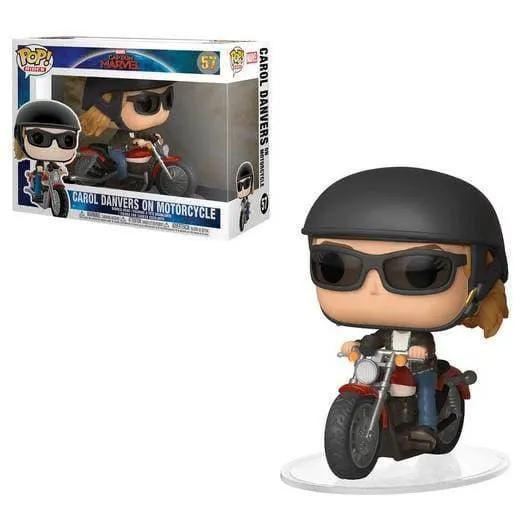  Captain Marvel Funko Pop Rides On Motorcycle Figure -  ToylandEU™