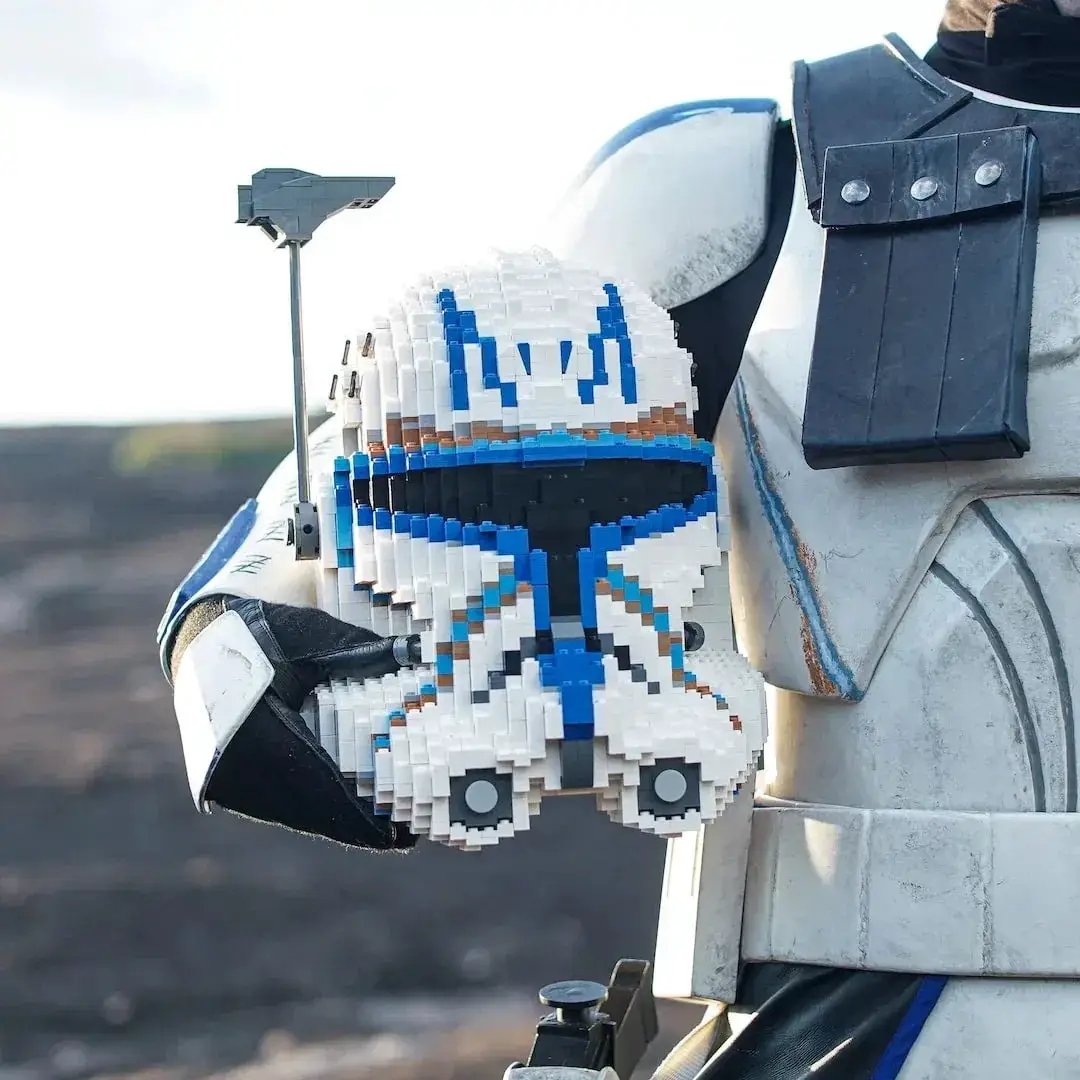 Massive Life Size LEGO Captain Rex Helmet Display Piece - ToylandEU
