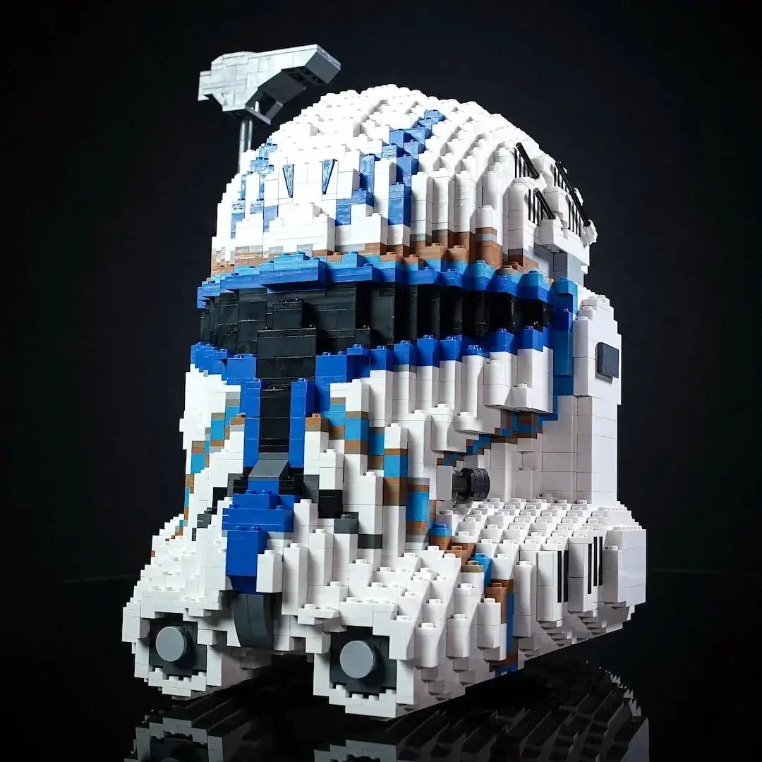 Massive Life Size LEGO Captain Rex Helmet Display Piece - ToylandEU