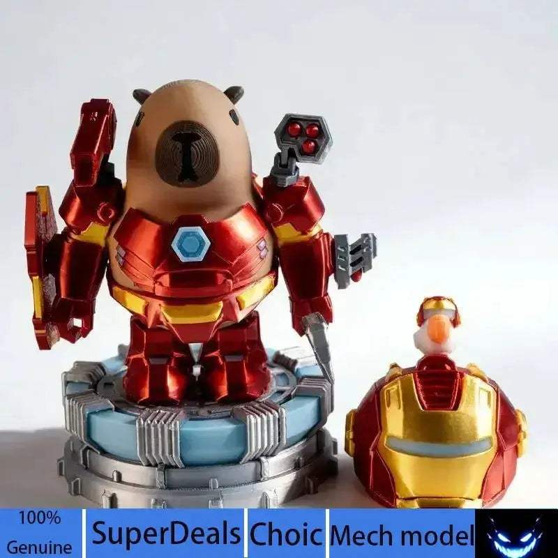 Capybara Action Figure With Magnetic Mecha Armor For Anime Collectors - ToylandEU