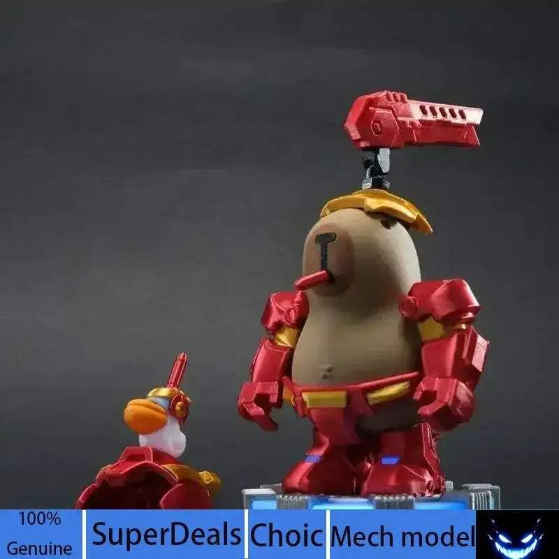 Capybara Action Figure With Magnetic Mecha Armor For Anime Collectors - ToylandEU