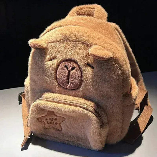  Capybara Backpack Large Capacity Plush School Bag -  ToylandEU™