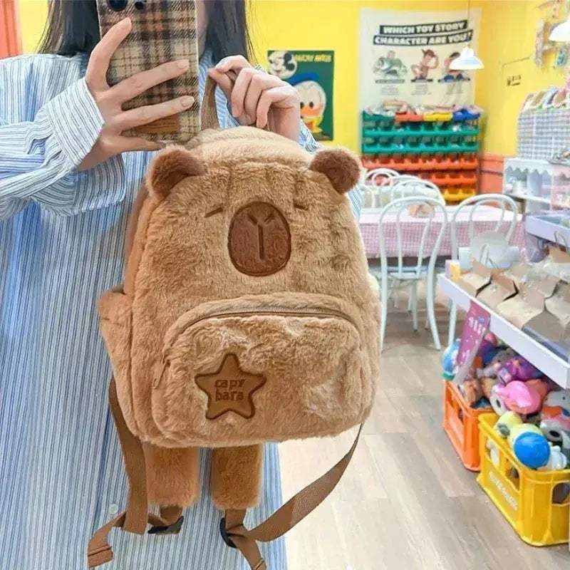 Capybara Backpack Large Capacity School Bag For Students - ToylandEU