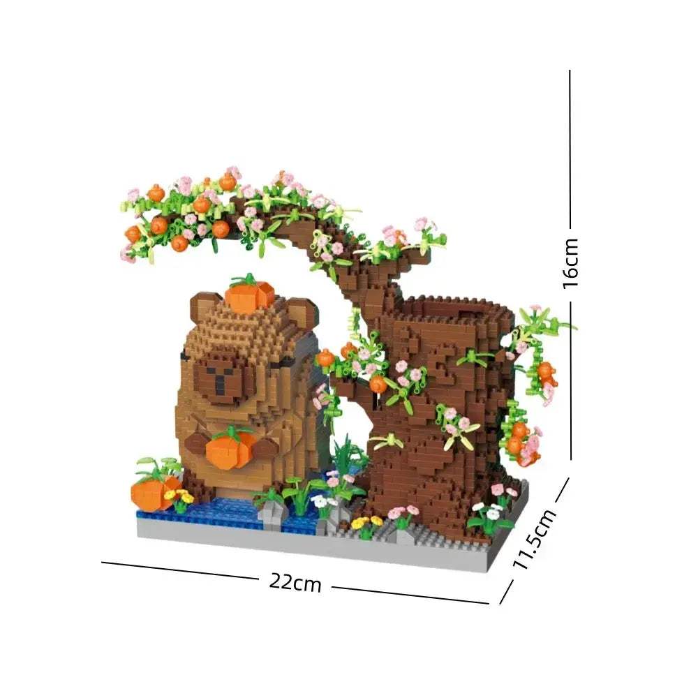 Capybara Pen Holder DIY Building Blocks Easy Assembly - ToylandEU