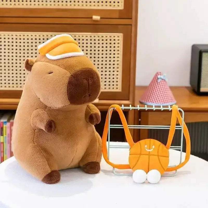 Capybara Plush Backpack Cute Cartoon Bag For Everyday Use - ToylandEU
