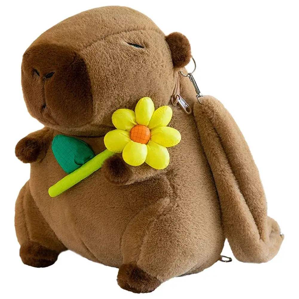 Capybara Plush Backpack Cute Kawaii School Bag For Kids - ToylandEU