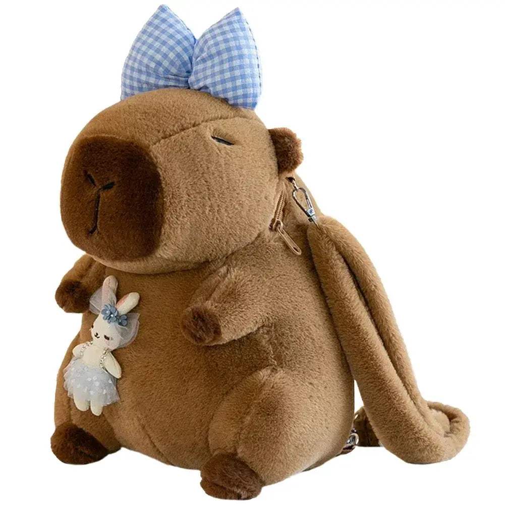 Capybara Plush Backpack Cute Kawaii School Bag For Kids - ToylandEU