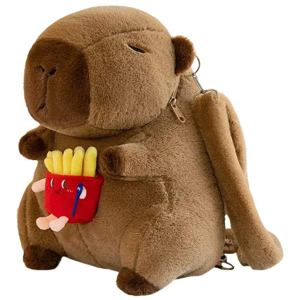 Capybara Plush Backpack Cute Kawaii School Bag For Kids - ToylandEU