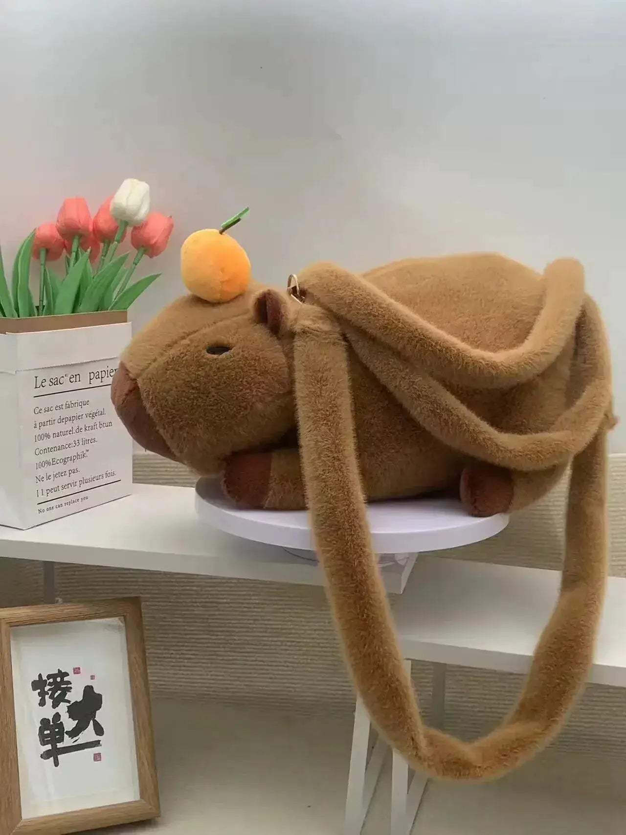 Capybara Plush Backpack Dual Purpose Shoulder Bag For Kids - ToylandEU