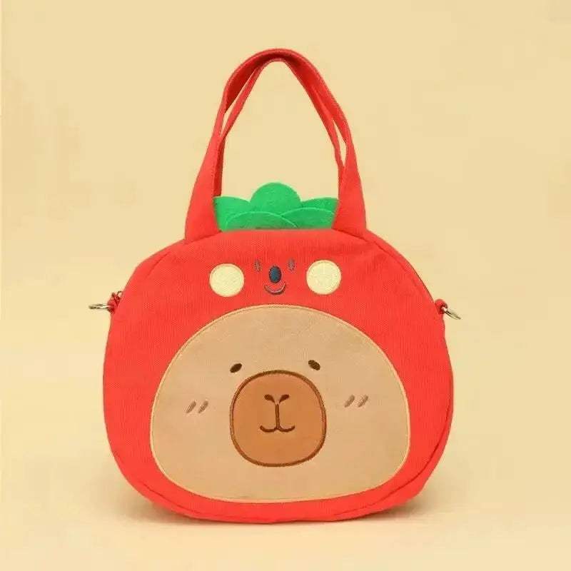 Capybara Plush Backpack Kawaii Cute Fur Bag For Kids - ToylandEU