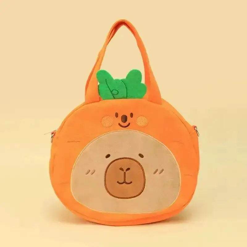 Capybara Plush Backpack Kawaii Cute Fur Bag For Kids - ToylandEU