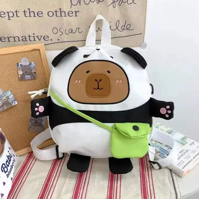 Capybara Plush Backpack Kawaii Cute Fur Bag For Kids - ToylandEU