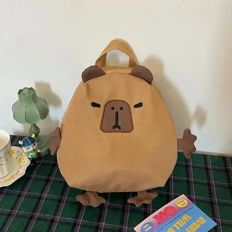  Capybara Plush Backpack Kawaii Soft Fur Bag For Kids -  ToylandEU™