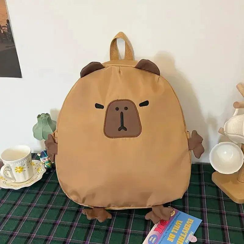  Capybara Plush Backpack Kawaii Soft Fur Bag For Kids -  ToylandEU™