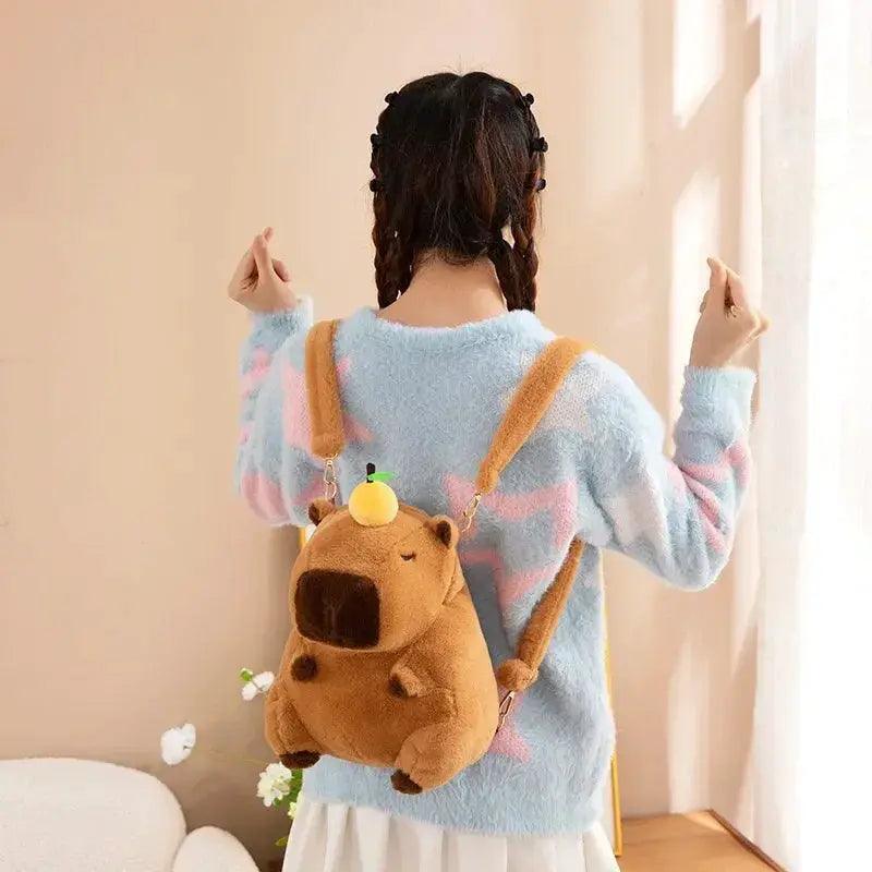  Capybara Plush Backpack Kawaii Unisex Soft -  ToylandEU™
