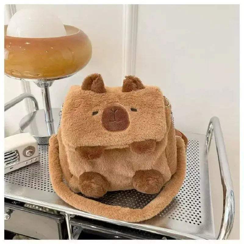 Capybara Plush Backpack Soft Crossbody With Large Capacity - ToylandEU