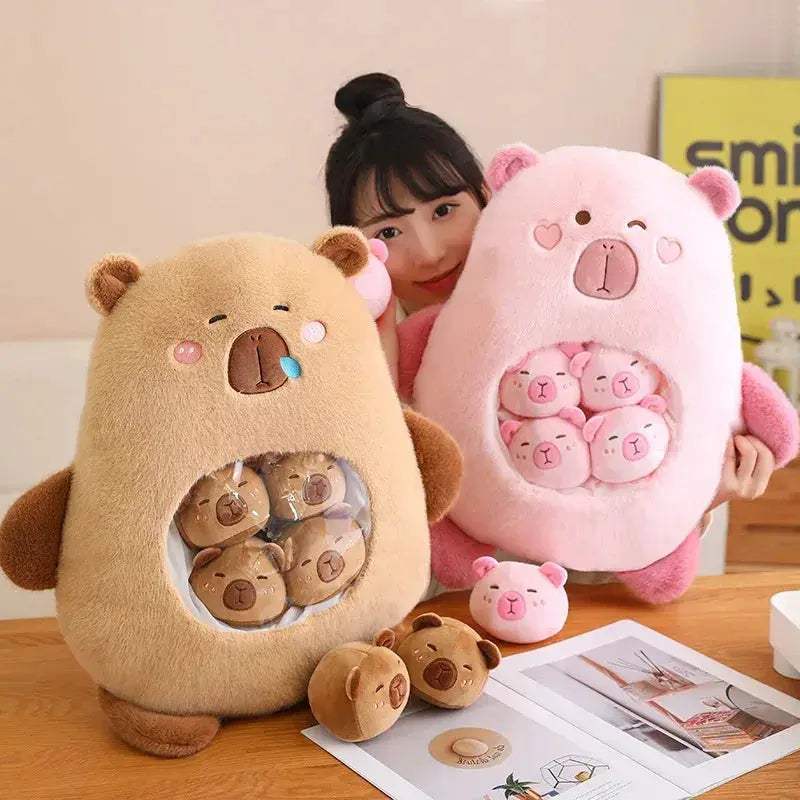 Capybara Plush Toy Pillow Soft Squishy Mini Doll Gift - ToylandEU
