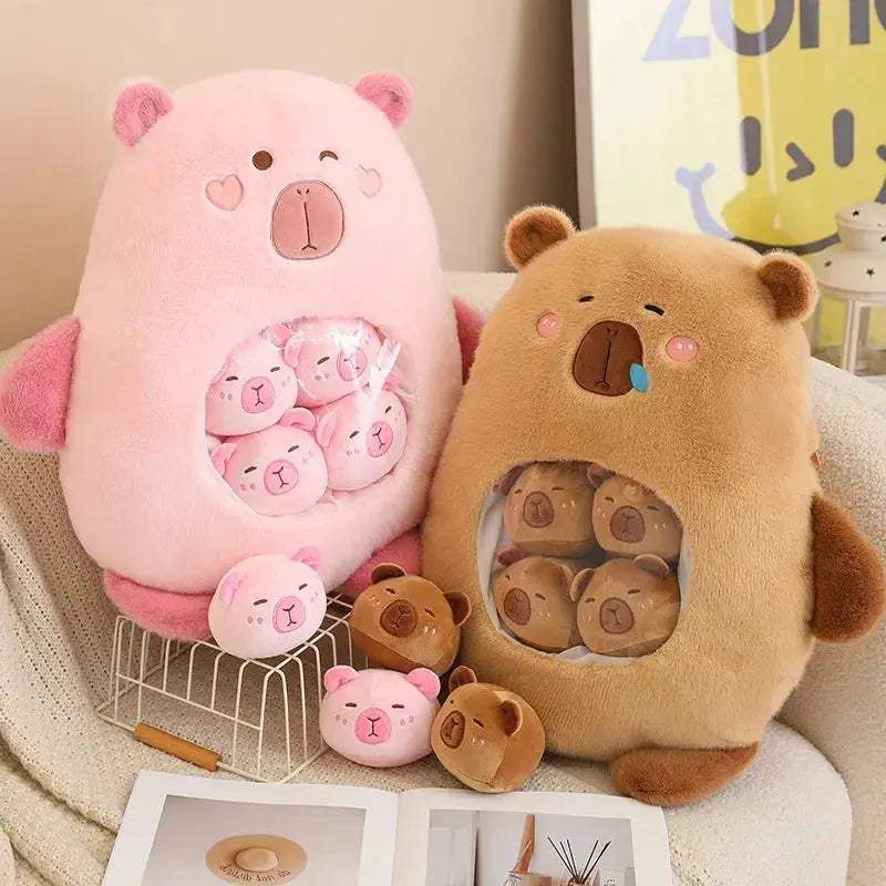 Capybara Plush Toy Pillow Soft Squishy Mini Doll Gift - ToylandEU