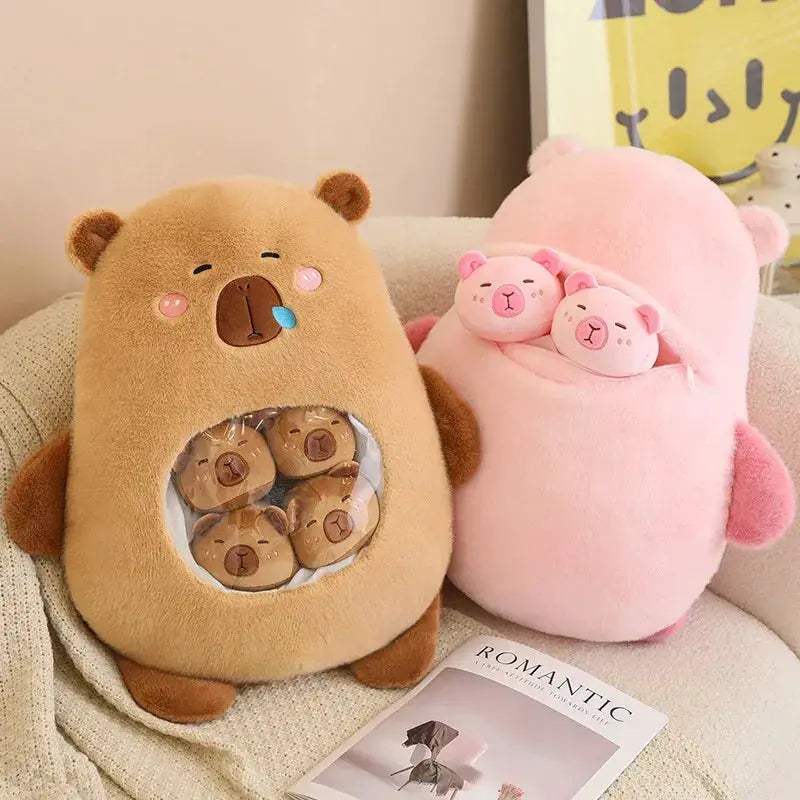 Capybara Plush Toy Pillow Soft Squishy Mini Doll Gift - ToylandEU