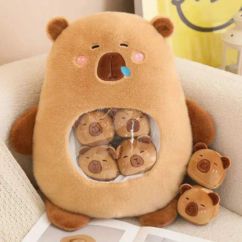 Capybara Plush Toy Pillow Soft Squishy Mini Doll Gift - ToylandEU