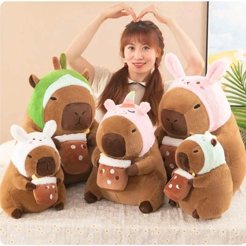  Capybara Plush Toy Soft Huggable Premium Stuffed Animal -  ToylandEU™