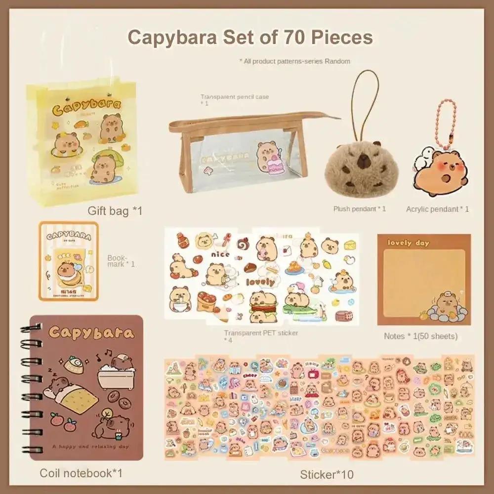 Capybara Stationery Set Adorable Kawaii Gift For School -  ToylandEU™